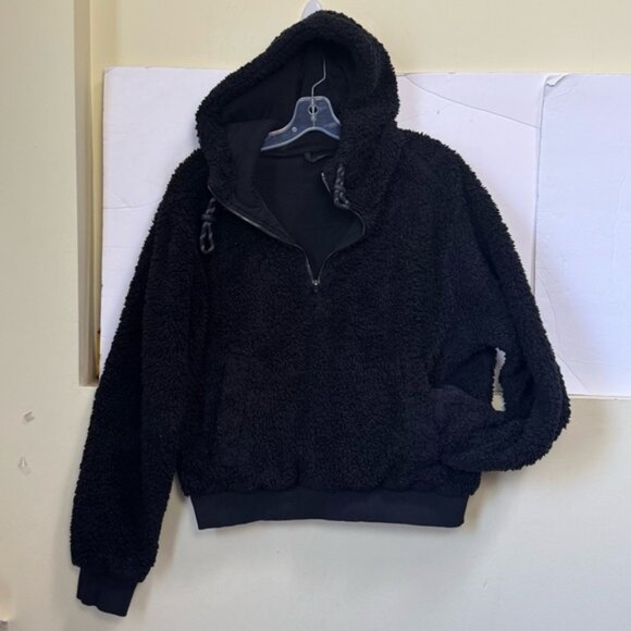 Lululemon Oh So Sherpa Fleece Half Zip Jacket Hoodie Pockets Jersey Lined Top 10 - Picture 2 of 16